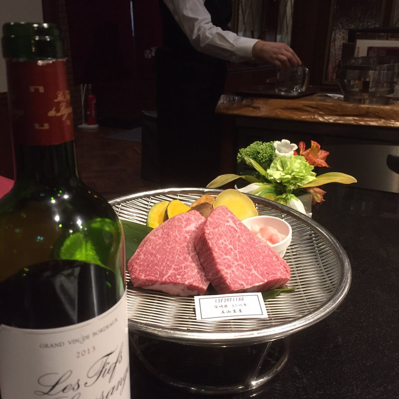 極コース(宮崎牛鉄板焼ステーキ 心斎橋みやちく みやざき館)