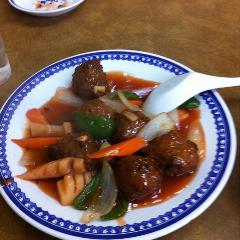 肉団子甘酢(中国料理龍華)