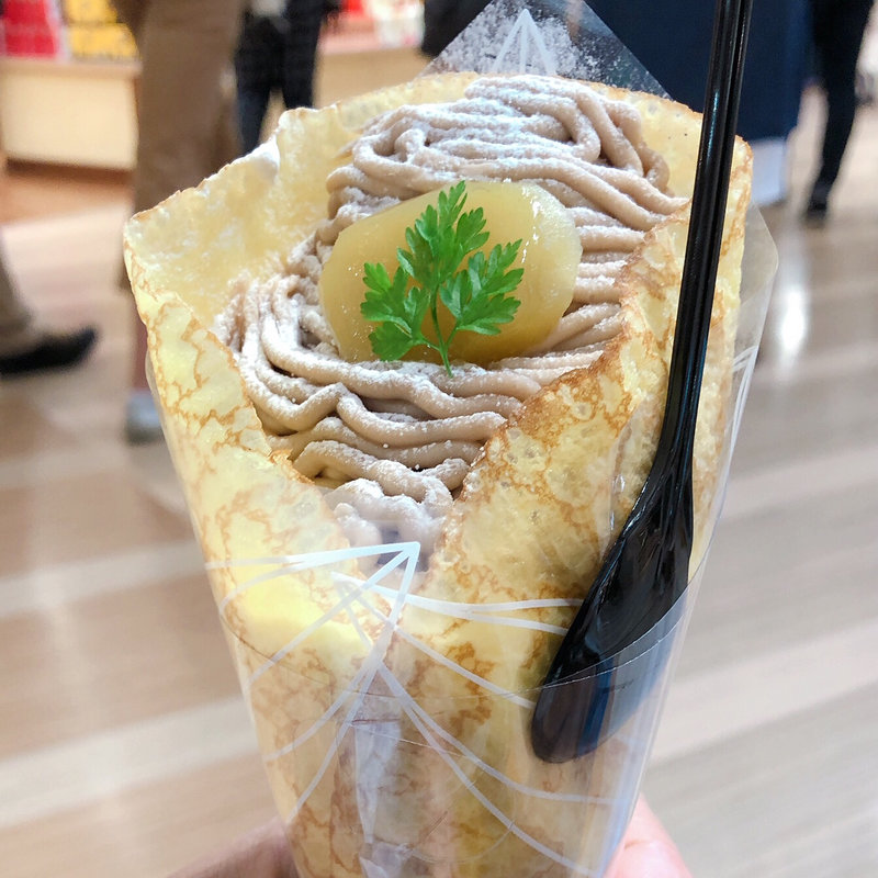 洋菓子屋さんのクレープ （モンブラン）(不二家 カントリーマアムFACTORY ららぽーとEXPOCITY店)