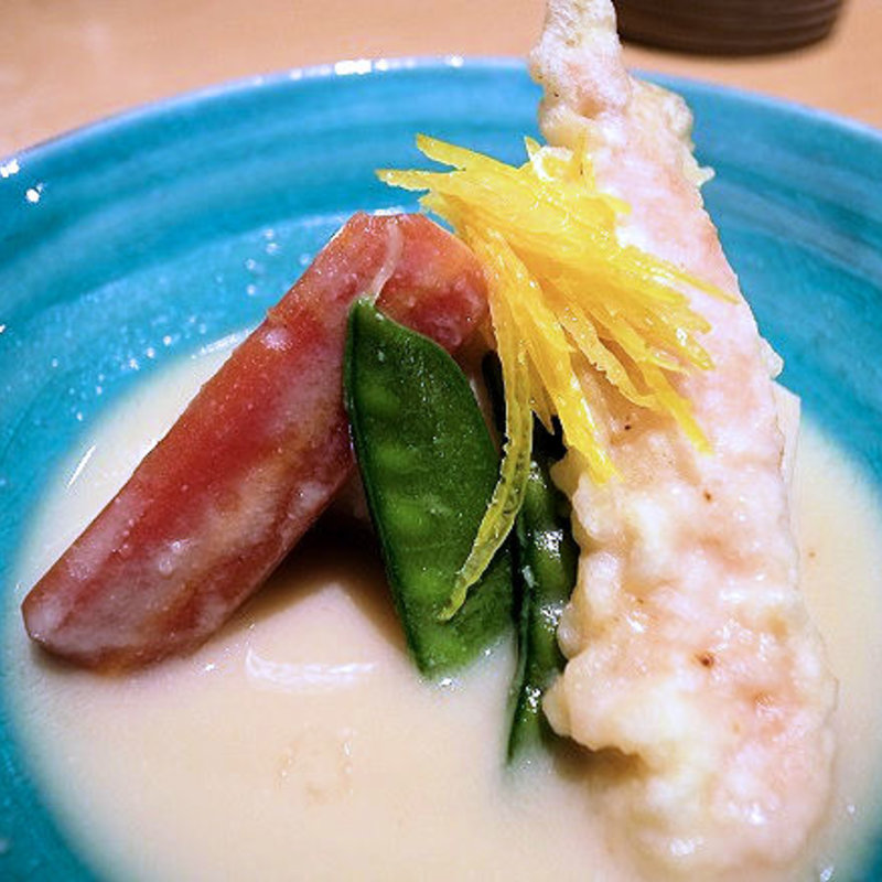 海老芋の白味噌煮(みこころや )