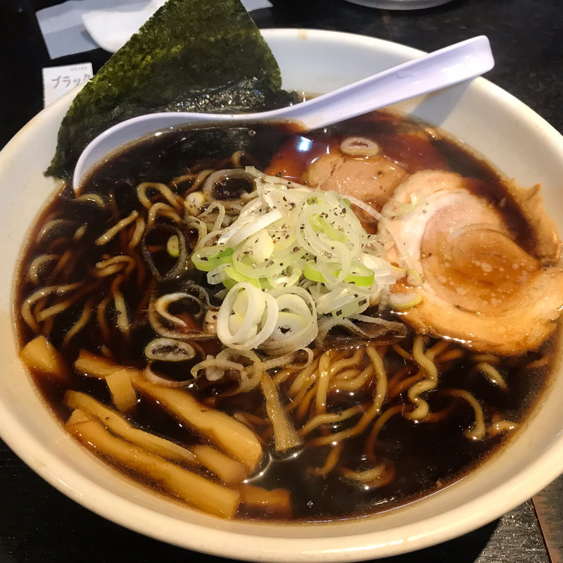 富山ブラック 麺大盛(麺家いろは 京都駅ビル店 )