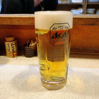 生ビール(やきとり 千亀)