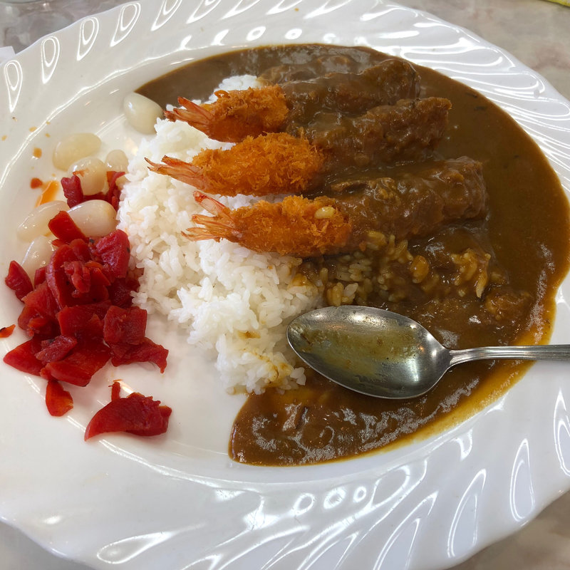 海老フライカレー(カレーハウスＴ＆Ａ福島西店)