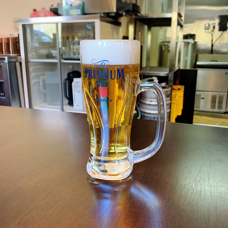 生ビール(元祖鉄板式中華そば だが屋 )