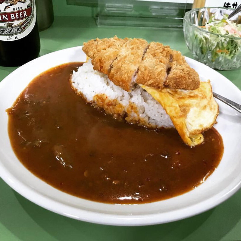 特製カレーライス「天竺飯」カツ乗せ(天竺)