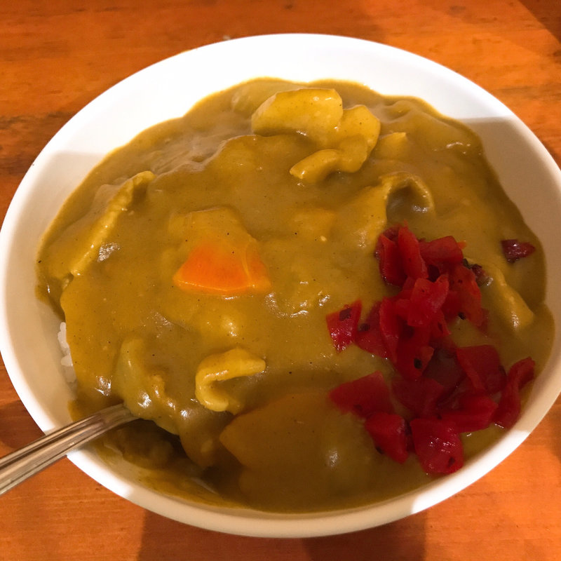 ミニカレーライス(名物 万代そば （【旧店名】 浦浜農園そばコーナー）)