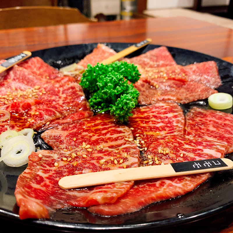 本日の近江牛 赤身部位 3種 10枚盛り タイプ(京城亭)