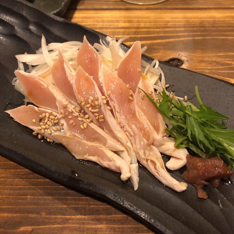 大和肉鶏笹身炙り(農家酒場 どはってん )