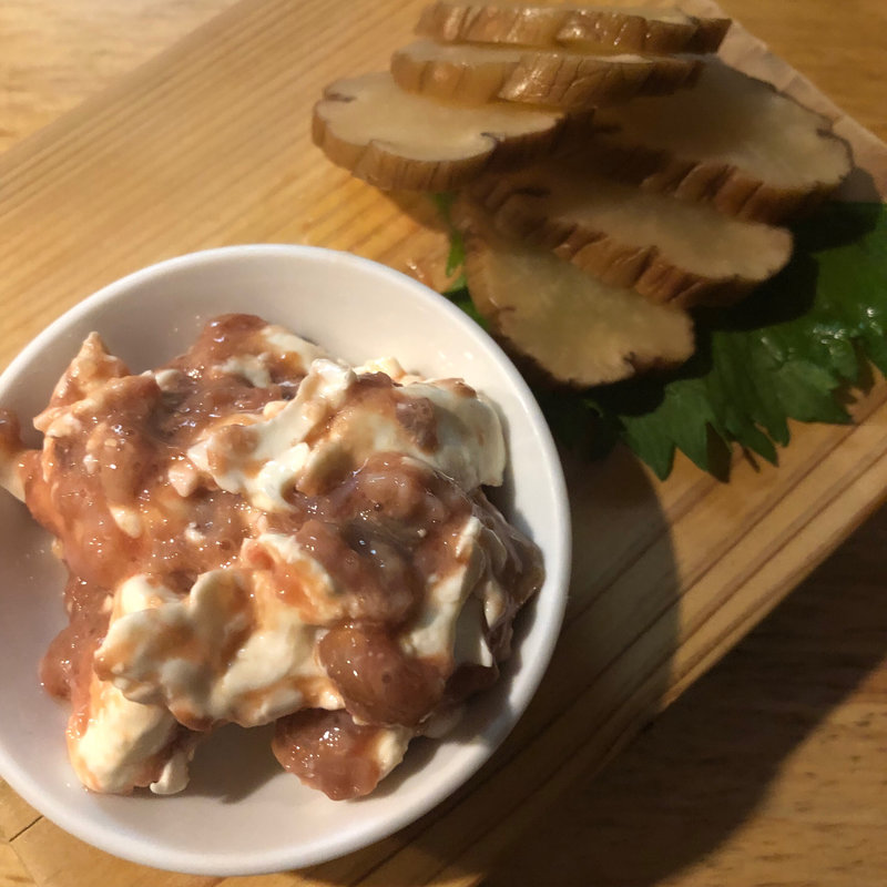 いぶりがっこ 鯛ワタチーズ(名駅立呑 おお島)