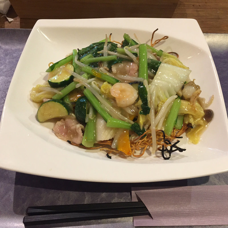 五目あんかけ焼きそば(創作中華KARIN)