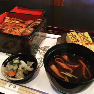 煮穴子重(江戸懐石 若福)