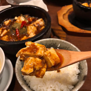 麻婆豆腐定食(ロンフーダイニング イオンモール伊丹店)