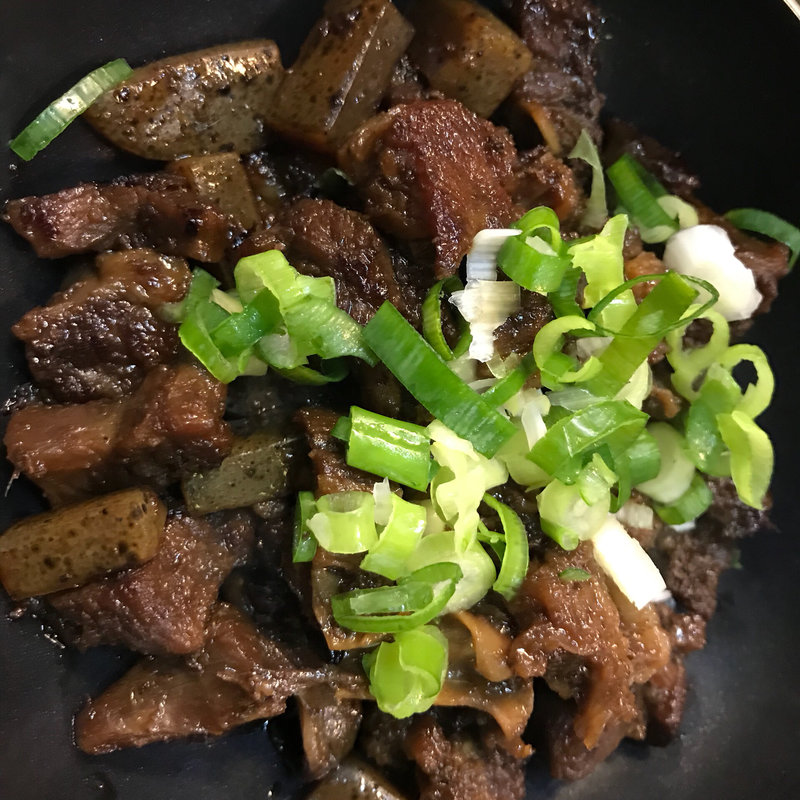 すじこん炒め(鉄板ダイニング OKONOMIYA)