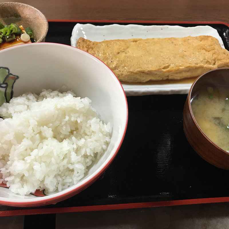 出し巻きとろろ定食(鉄板ダイニング OKONOMIYA)