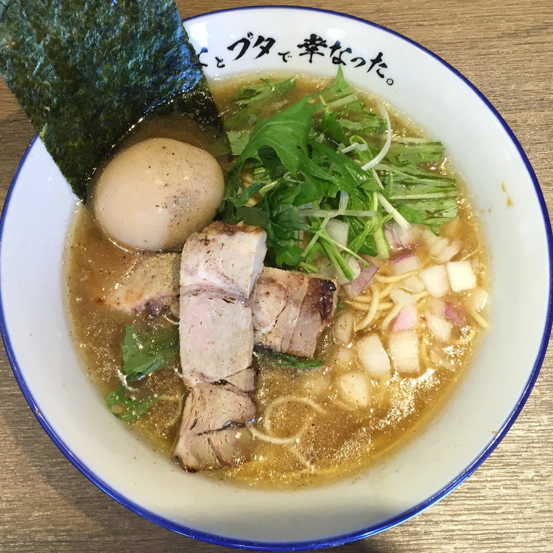 味玉煮干らーめん(さかなと豚で幸なった。)