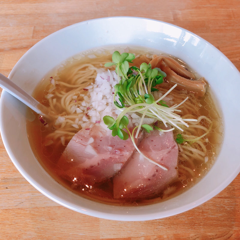 塩ラーメン(湖麺屋　リールカフェ)