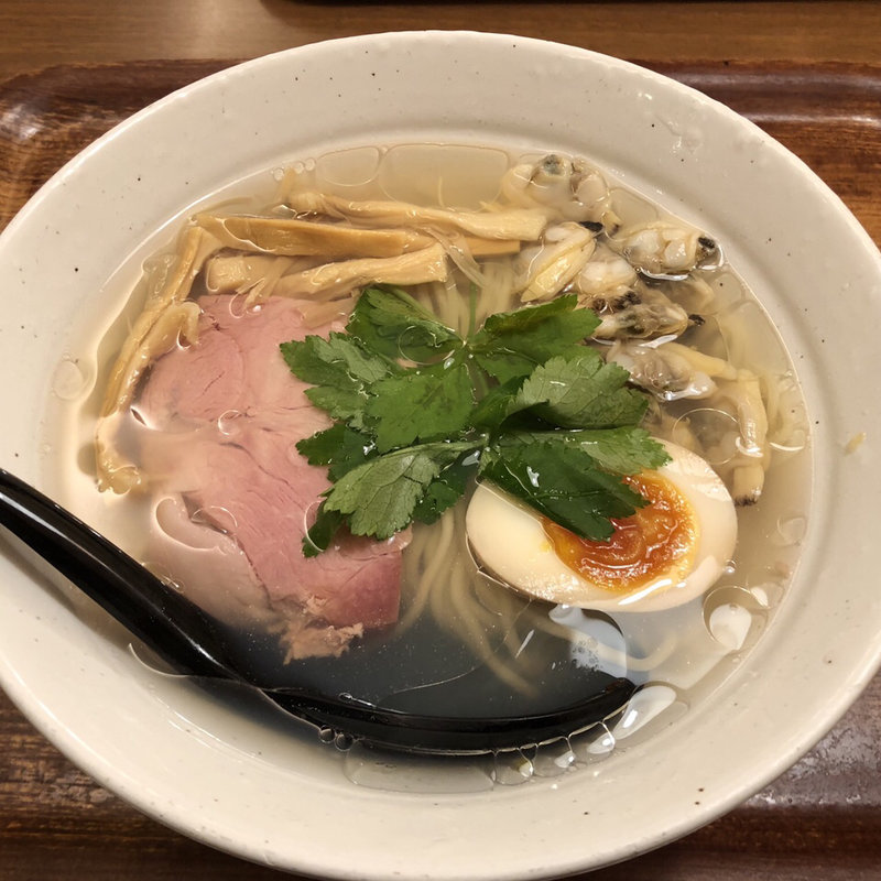 貝だし香味ラーメン(らーめん直久 新宿西口店)