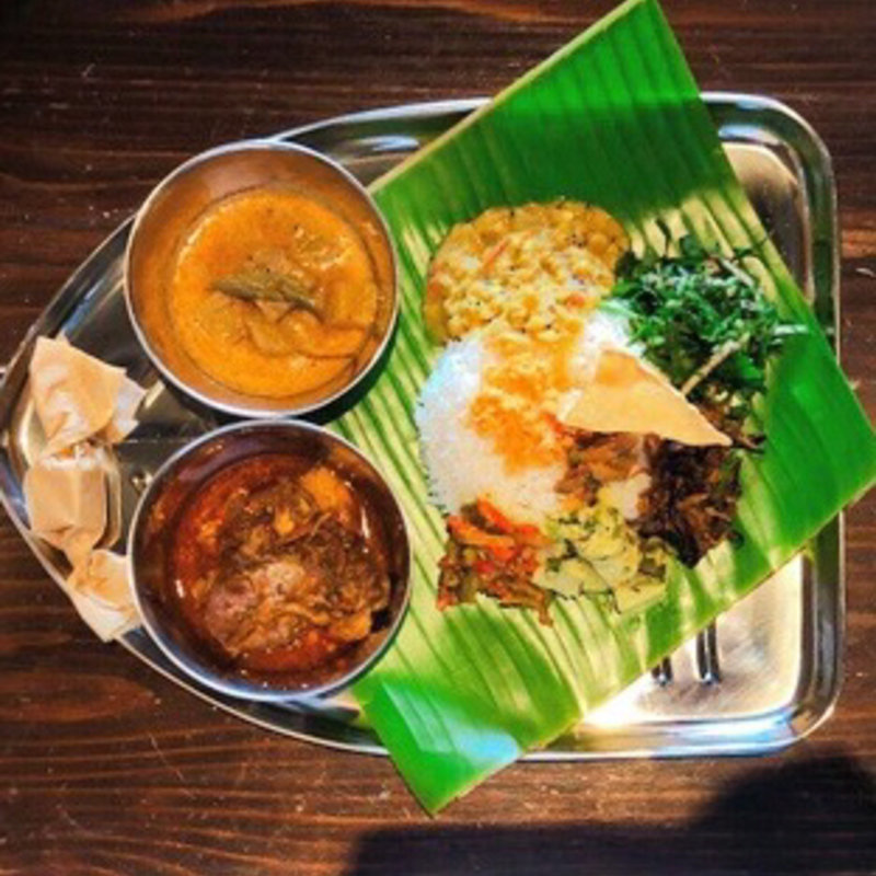 風知空知プレート（月曜スリランカさんの間借りの時にのみ食べられるメニューです）(風知空知)