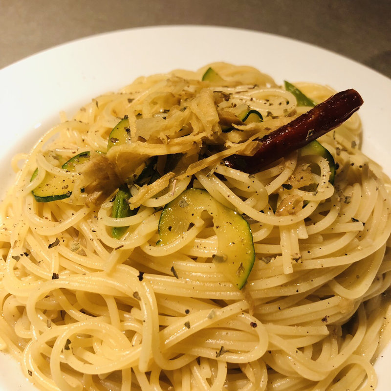 しょうがのペペロンチーノ(イタリアンバル TARU)