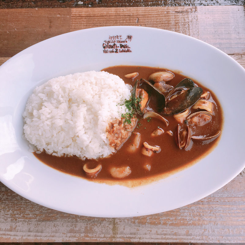 魚介たっぷりシーフードカレー(キャンティ・デュエ)