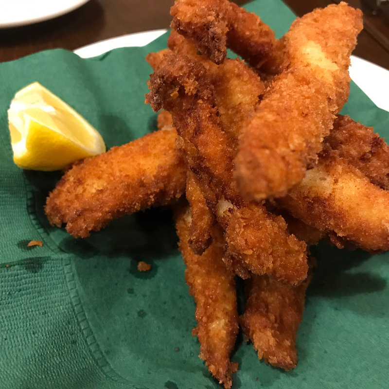 グジョネット 特製タルタルソースとサラダ添え(ビストロモナミ)