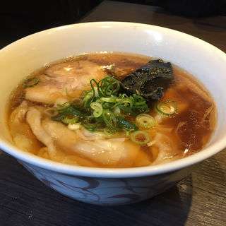 醤油 山水地鶏 ワンタン麺(支那そばや本店 )