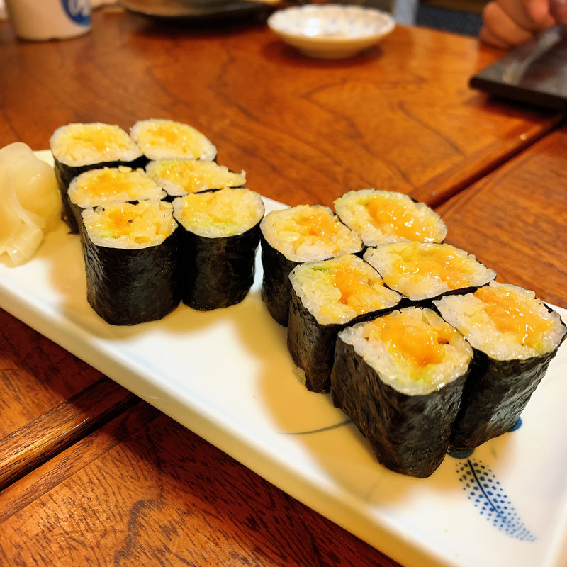 うにの細巻き(いろは寿司 本店)