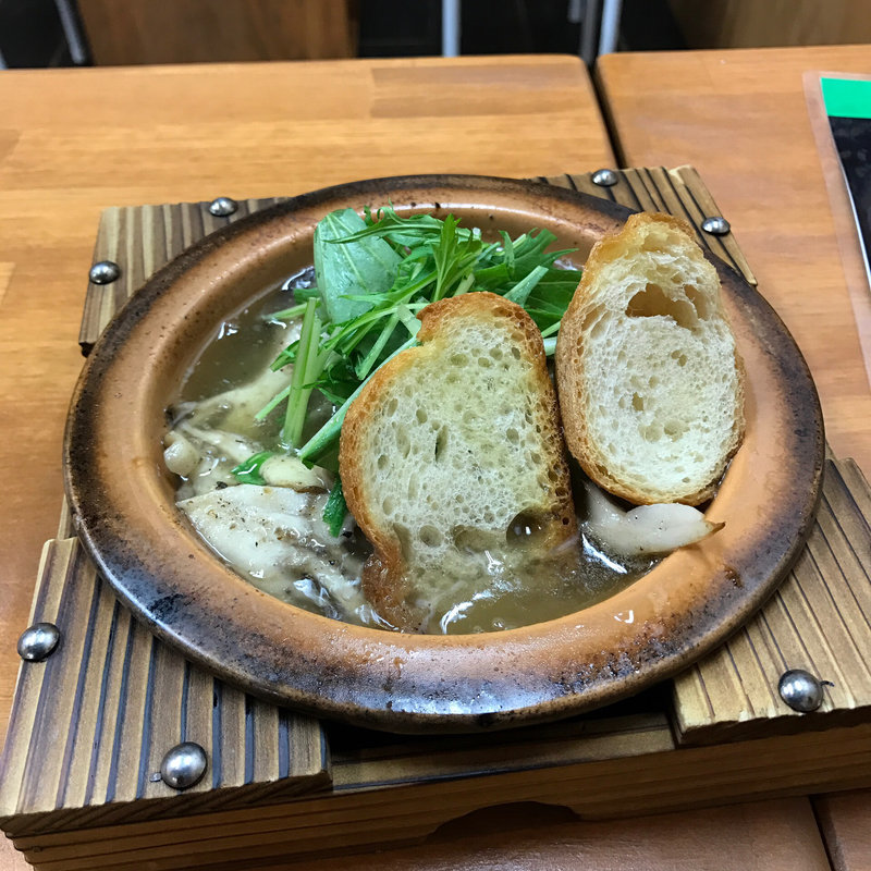 アヒージョ(まるまさイタリアン)