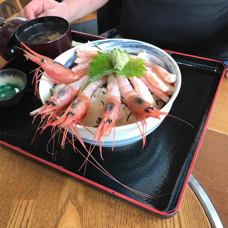 かにえび丼(おけしょう鮮魚の海中苑 本店)