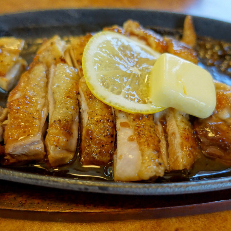 比内地鶏ステーキ(元祖 むらさき （がんそ むらさき）)