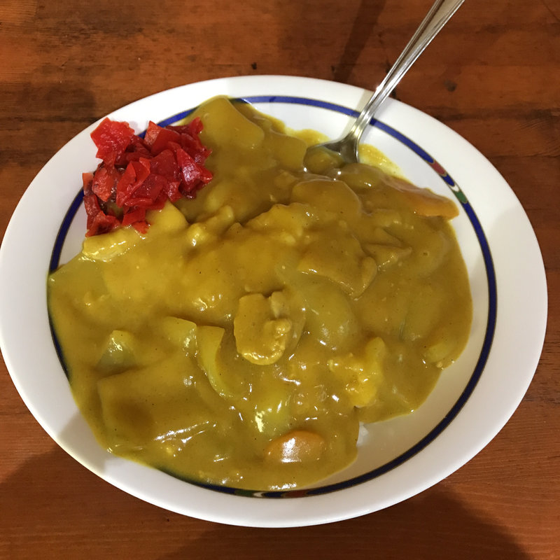 カレーライス(万代バスセンター)