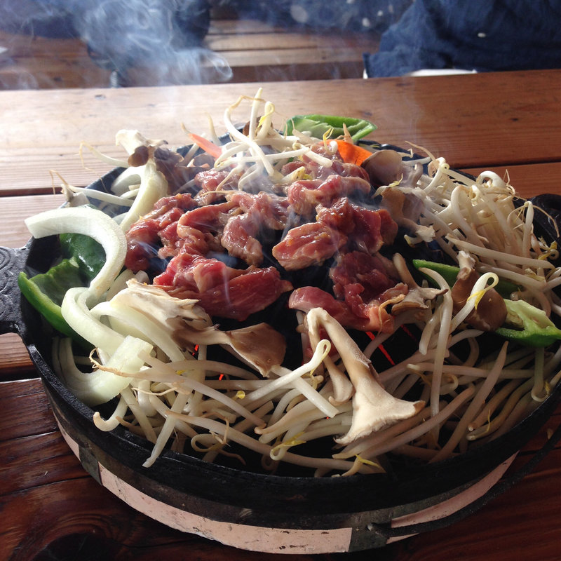 ジンギスカン(釣りとレストランの清流亭)