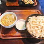 ネギ汁うどん 特盛(柿屋 うどん)