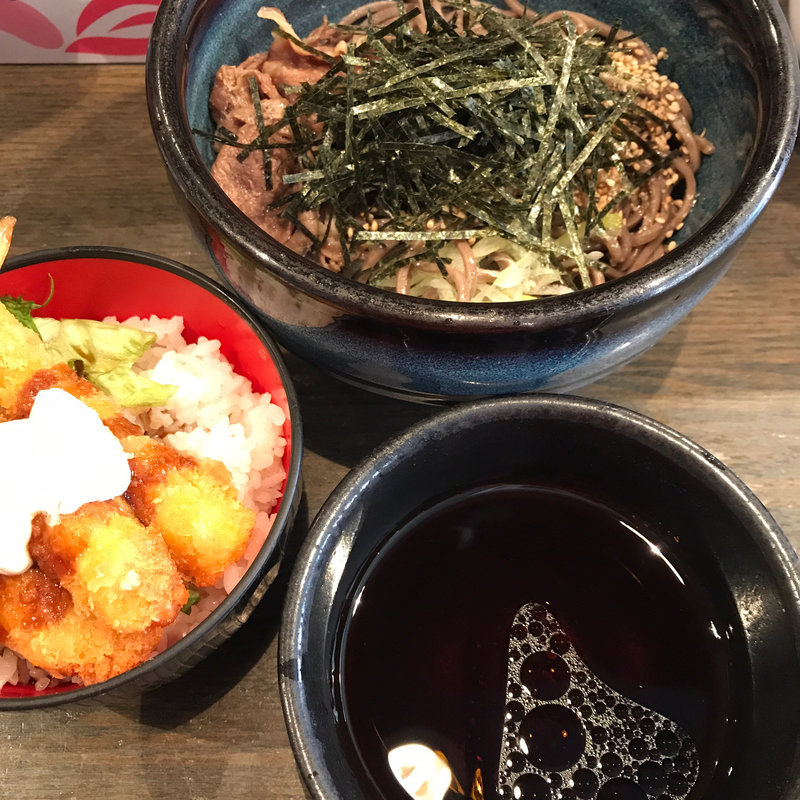 ランチセット（そば中盛）(波留乃屋 赤坂店)