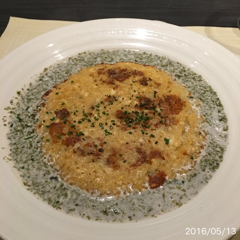 焼きウニのリゾット(Vin de Rêve)