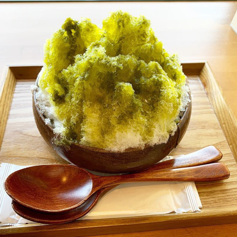 かき氷(抹茶)(風のとおり道)