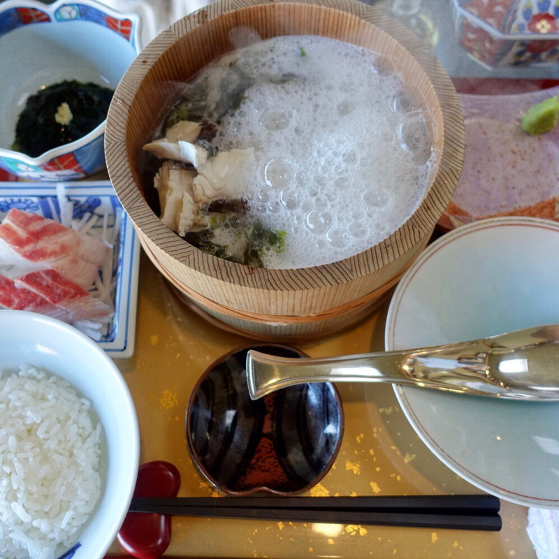 天然真鯛の石焼定食(美野幸 （みのこう）)