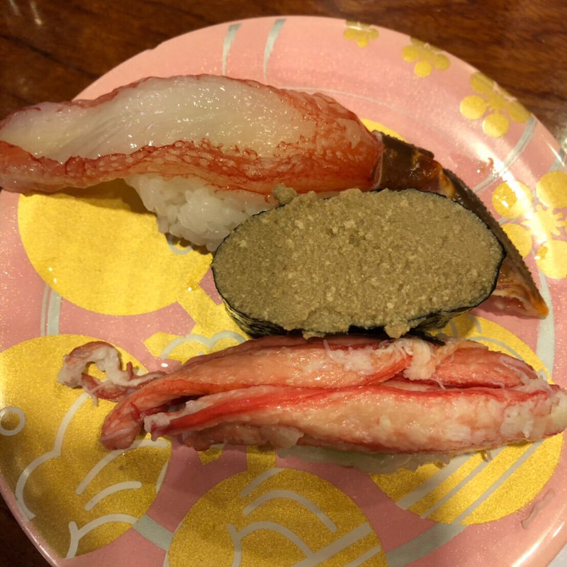 カニ3種(もりもり寿し 藤江店 )