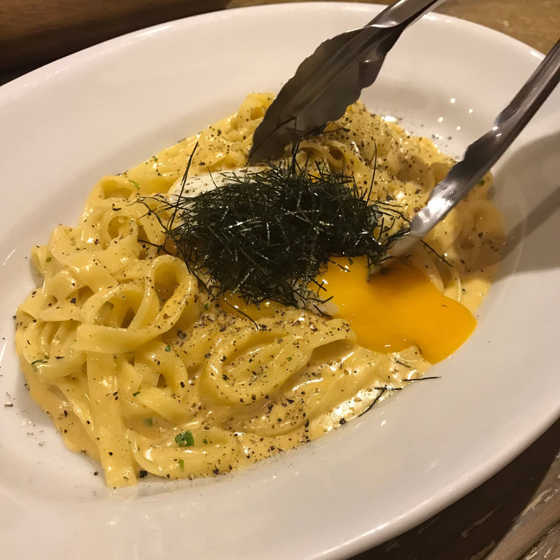 ウニボナーラ(非常識ビストロマルコ)