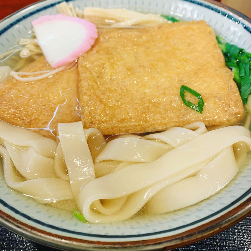 きつねきしめん(きしめんあまの)