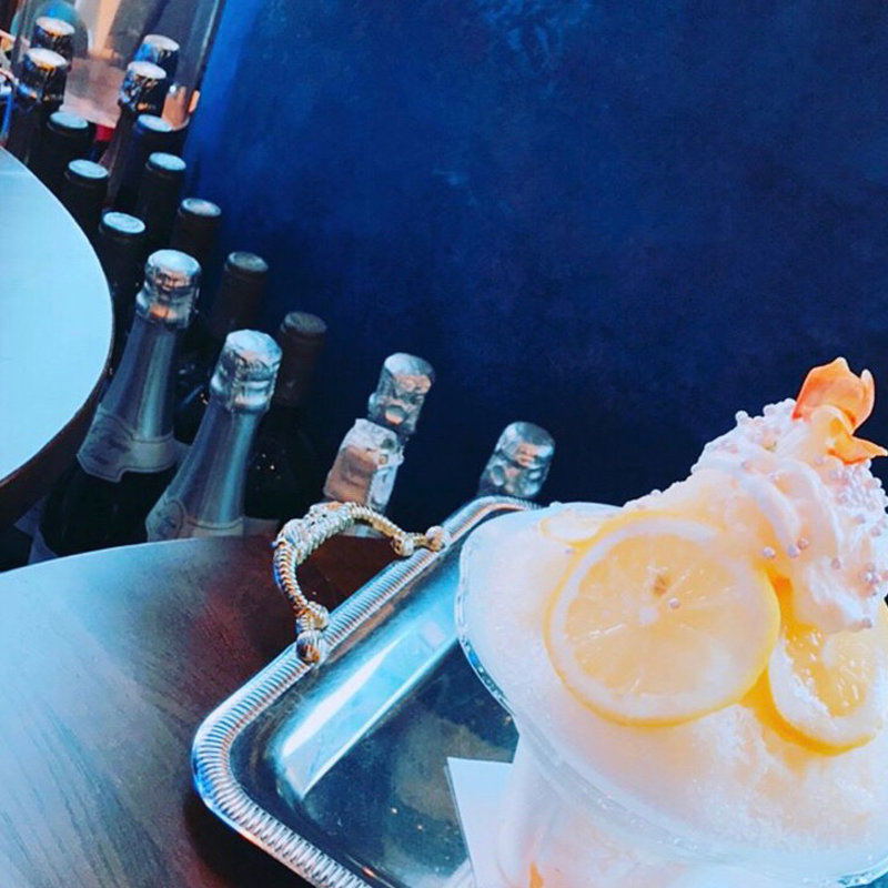 レモンマスカルポーネかき氷(カフェクレープ 六本木ヒルズ店 )