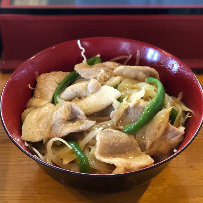 信州吟醸豚の生姜焼丼(やきにく屋さん　ハブキヤ （HABUKIYA）)