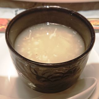 蟹肉とキノコのスープ(盤古茶屋)