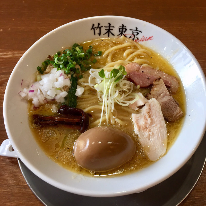 味玉鶏ホタテそば(竹末東京)