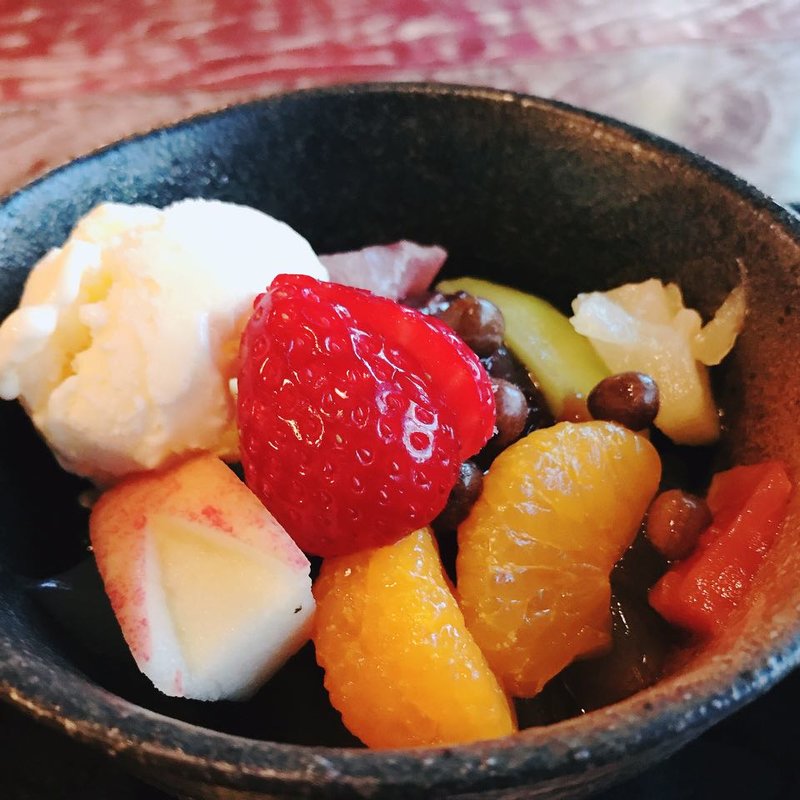 クリームあんみつ(古桑庵)