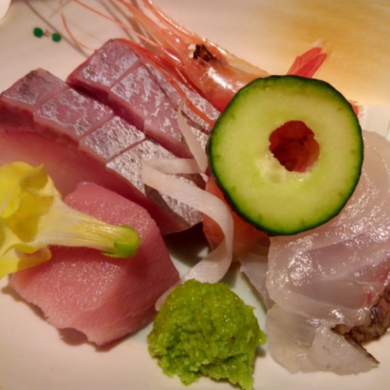 お造り(湯宿 季の庭 （ときのにわ）)