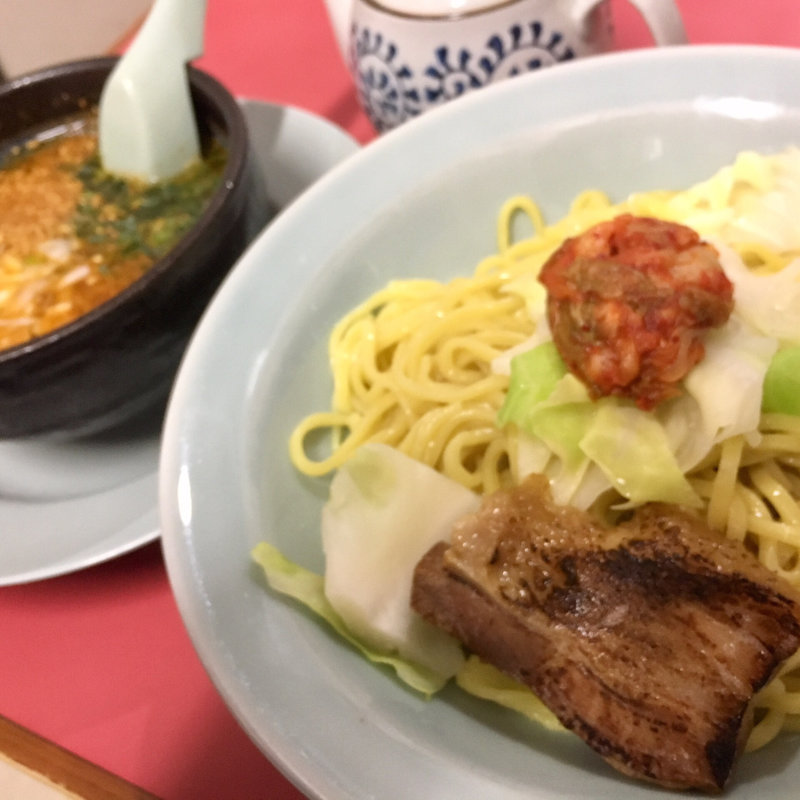 旨辛スタミナつけめん(ラーメン山岡家 狸小路4丁目店)