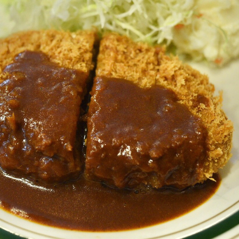 メンチカツ定食(かつれつ四谷たけだ )