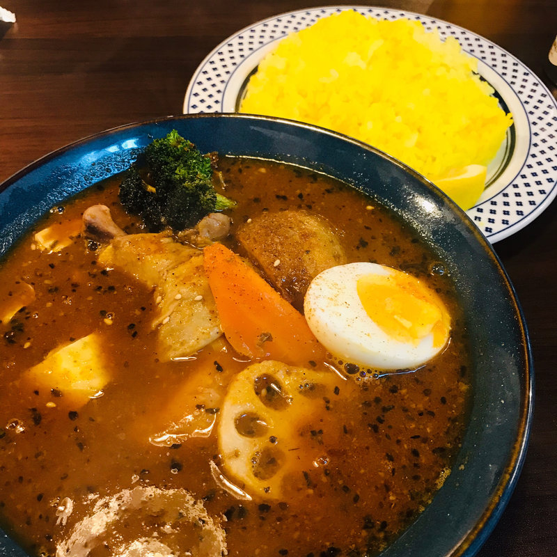 やわらかチキンカレー(札幌スープカレー JACK 新町店)
