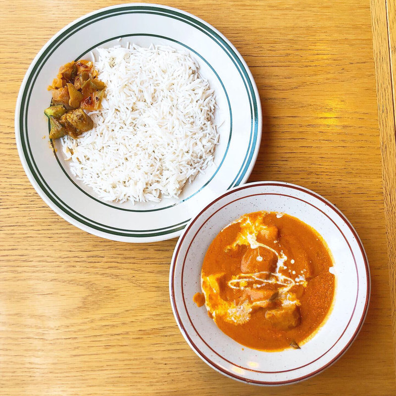 梅バターチキン(肉とスパイス JINDARI)